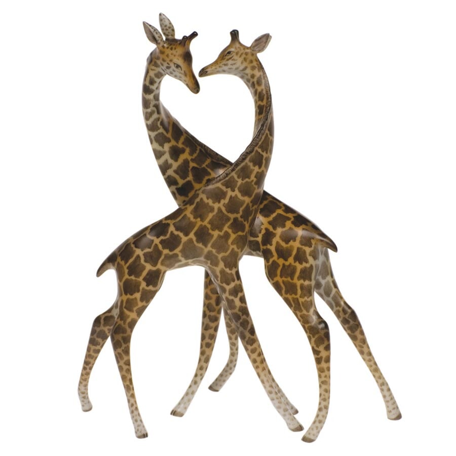 Herend Pair of Giraffes